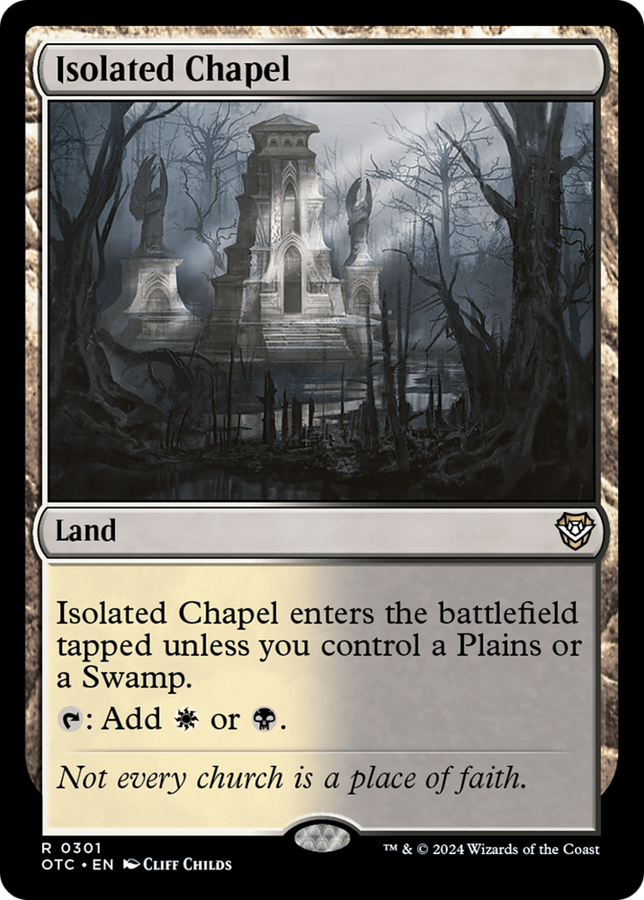 Isolated Chapel [Outlaws of Thunder Junction Commander]