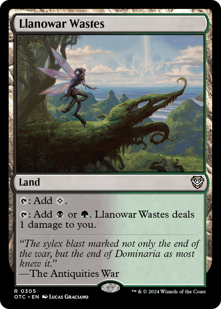 Llanowar Wastes [Outlaws of Thunder Junction Commander]