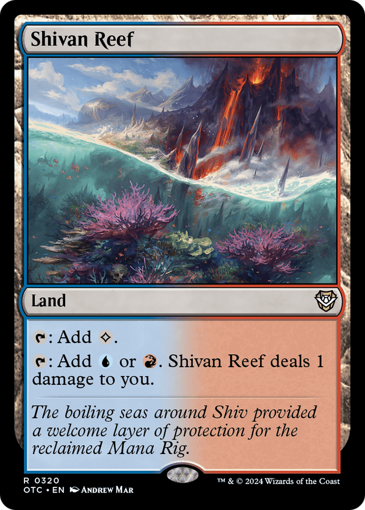 Shivan Reef [Outlaws of Thunder Junction Commander]