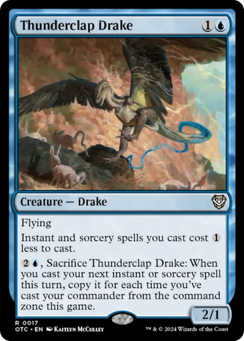 Thunderclap Drake [Outlaws of Thunder Junction Commander]