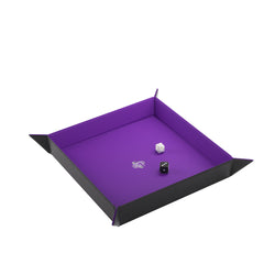 Gamegenic Magnetic Dice Tray Square Black/Purple