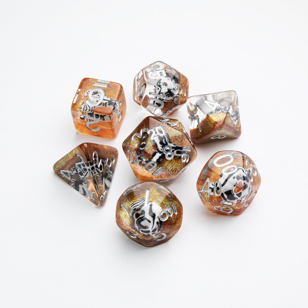 Gamegenic RPG Dice Set Embraced Series - Death Valley (Set of 7)