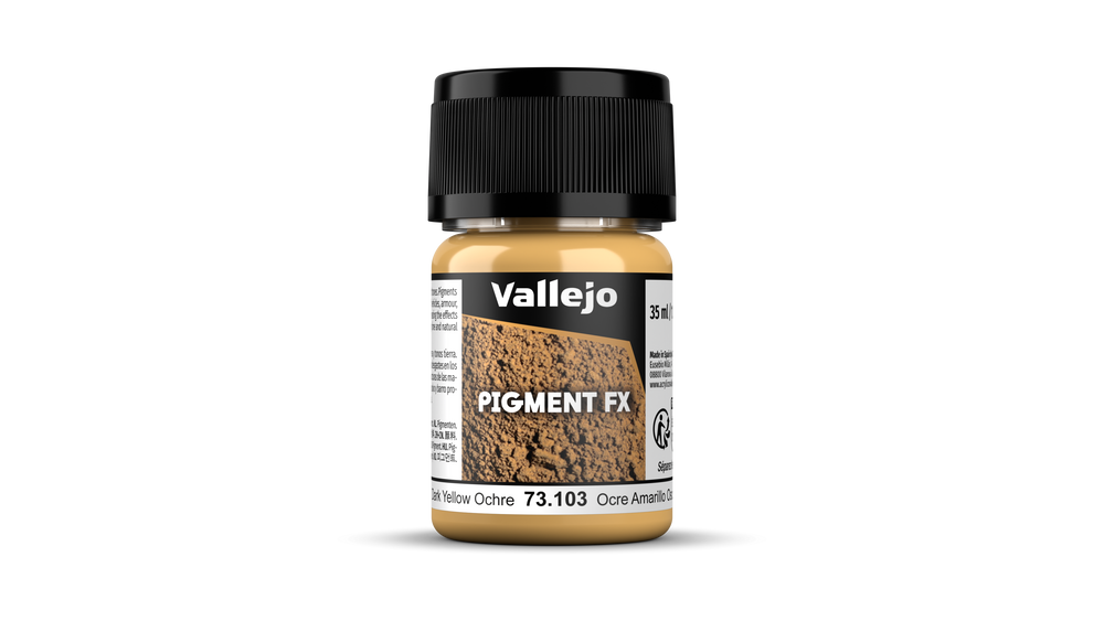 Vallejo Pigment FX Dark Yellow Ocre 35ml 73103