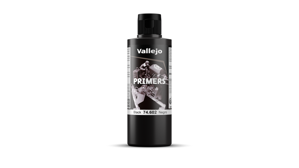 Vallejo Surface Primer Black 200ml 74602