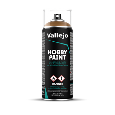 Vallejo Hobby Spray Paint - Leather Brown 28014