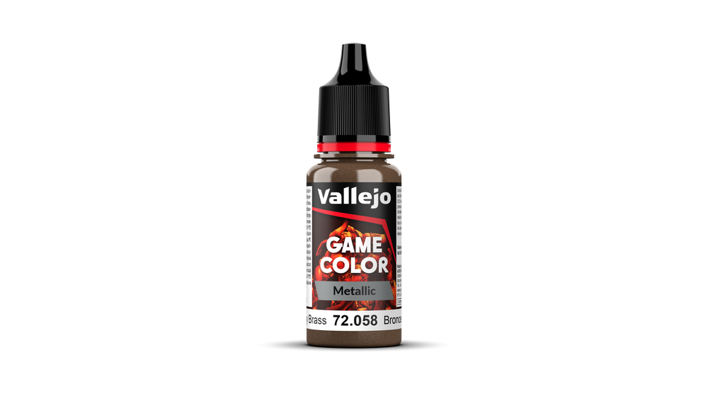 Vallejo Game Color Brassy Brass (Metallic) 72058