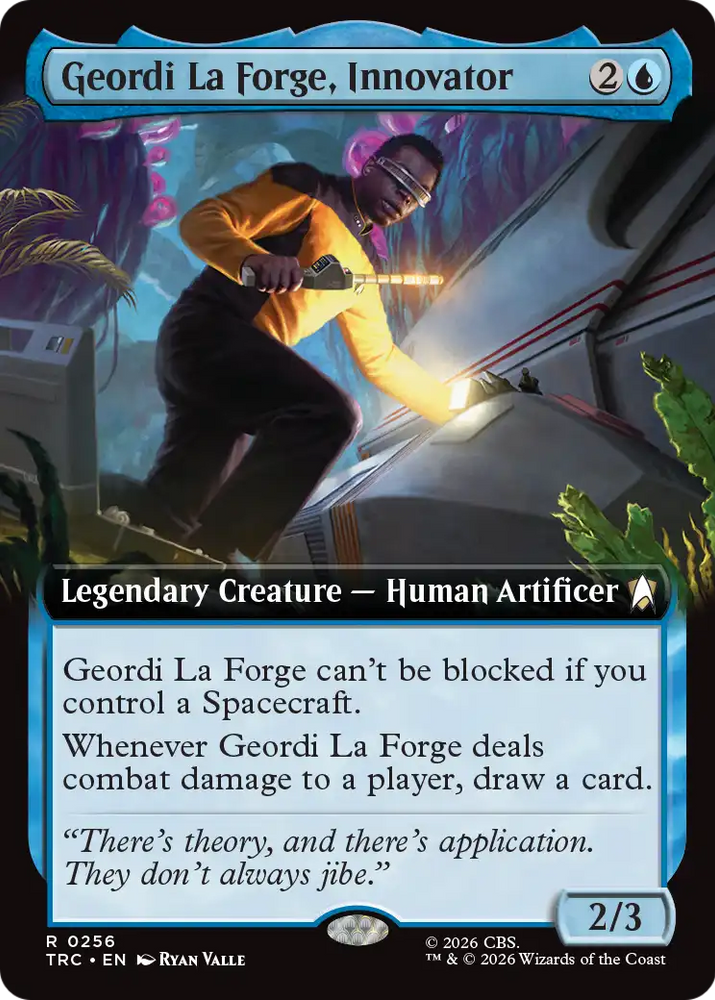 Geordi La Forge, Innovator (Extended Art) [Star Trek Commander]