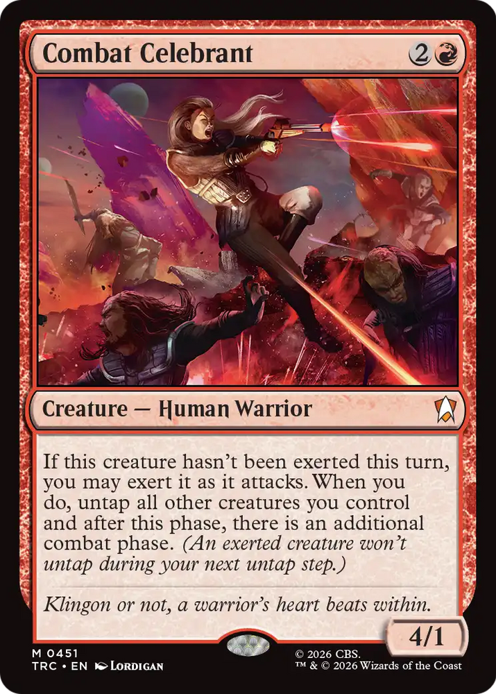 Combat Celebrant (Surge Foil) [Star Trek Commander]