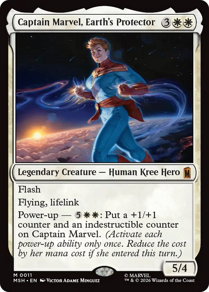 Captain Marvel, Earth's Protector [Marvel Super Heroes]