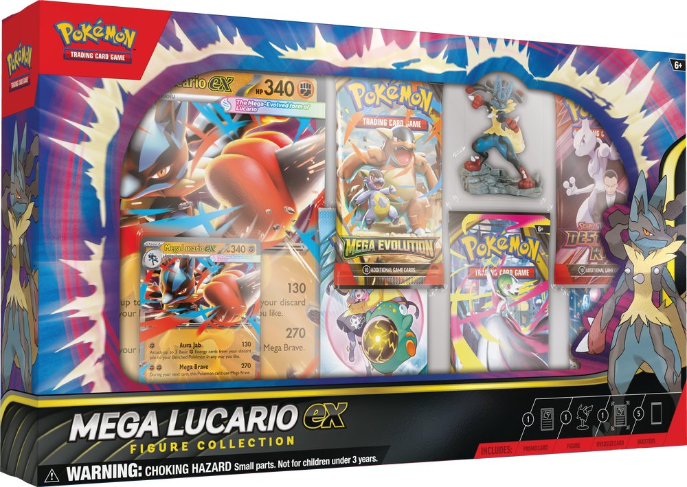 Pokemon: Mega Evolution Mega Lucario EX Premium Figure Collection