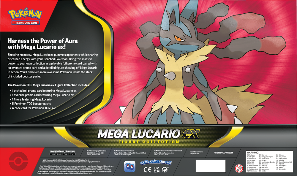 Pokemon: Mega Evolution Mega Lucario EX Premium Figure Collection