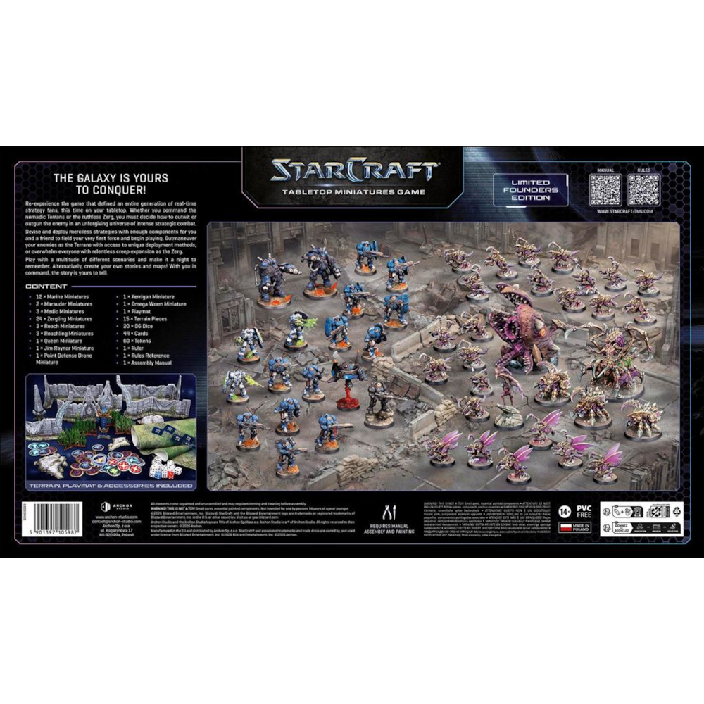 StarCraft The Miniatures Game: Two Player Starter Set Founders Edition