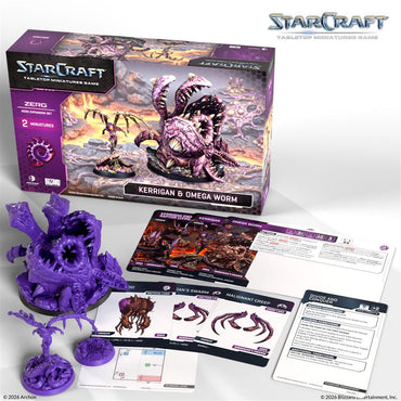 StarCraft The Miniatures Game: Zerg Hero - Kerrigan (Primal Kerrigan) & Omega Worm