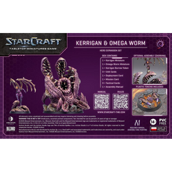 StarCraft The Miniatures Game: Zerg Hero - Kerrigan (Primal Kerrigan) & Omega Worm