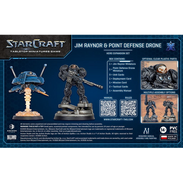 StarCraft The Miniatures Game: Terran Hero -  Jim Raynor (Raynor's Raiders)