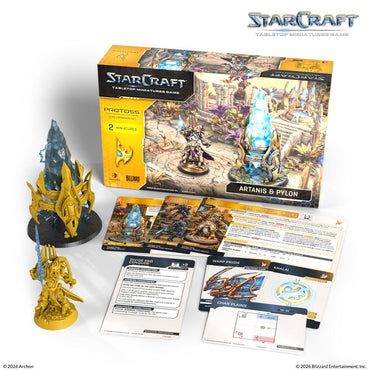 StarCraft The Miniatures Game: Protoss Hero - Artanis (Hierarch) and Pylon