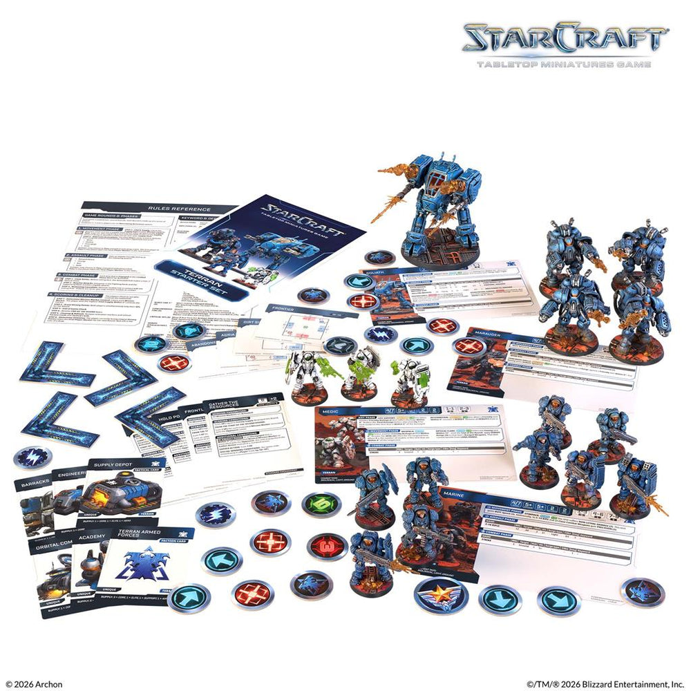 StarCraft The Miniatures Game: Terran Starter Set