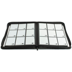 Ultra Pro 9-Pocket Zippered PRO-Binder: Silver Made With Fire Resistant Materials