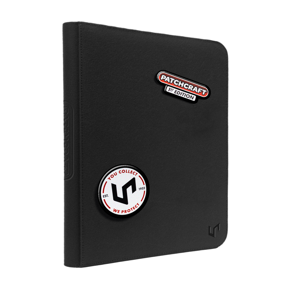 Ultra Pro - Patchcraft: Zippered  9-pocket Pro-Binder Black