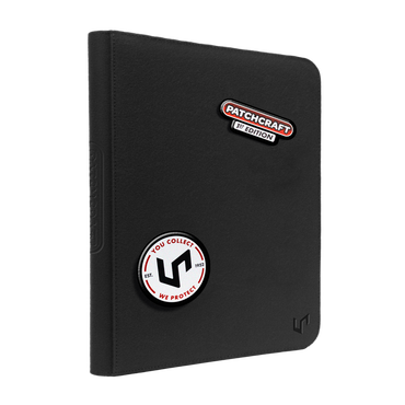 Ultra Pro - Patchcraft: Zippered  9-pocket Pro-Binder Black