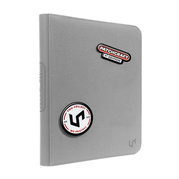 Ultra Pro - Patchcraft: Zippered  9-pocket Pro-Binder Grey