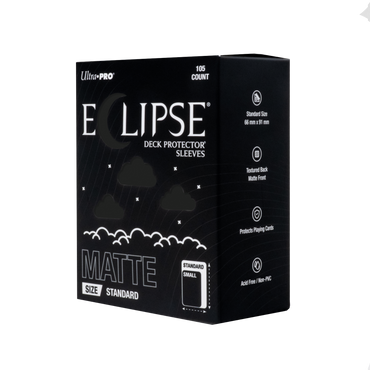 Ultra Pro - Eclipse Matte Standard Size - Jet Black (105 Sleeves)