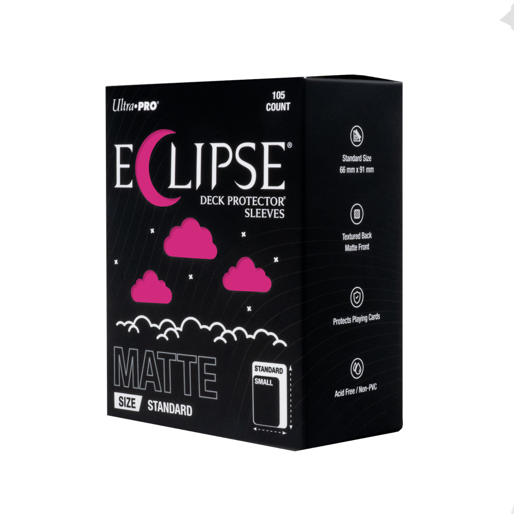 Ultra Pro - Eclipse Matte Standard Size - Hot Pink (105 Sleeves)