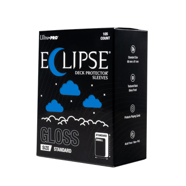 Ultra Pro - Eclipse Gloss Standard Size - Pacific Blue (105 Sleeves)