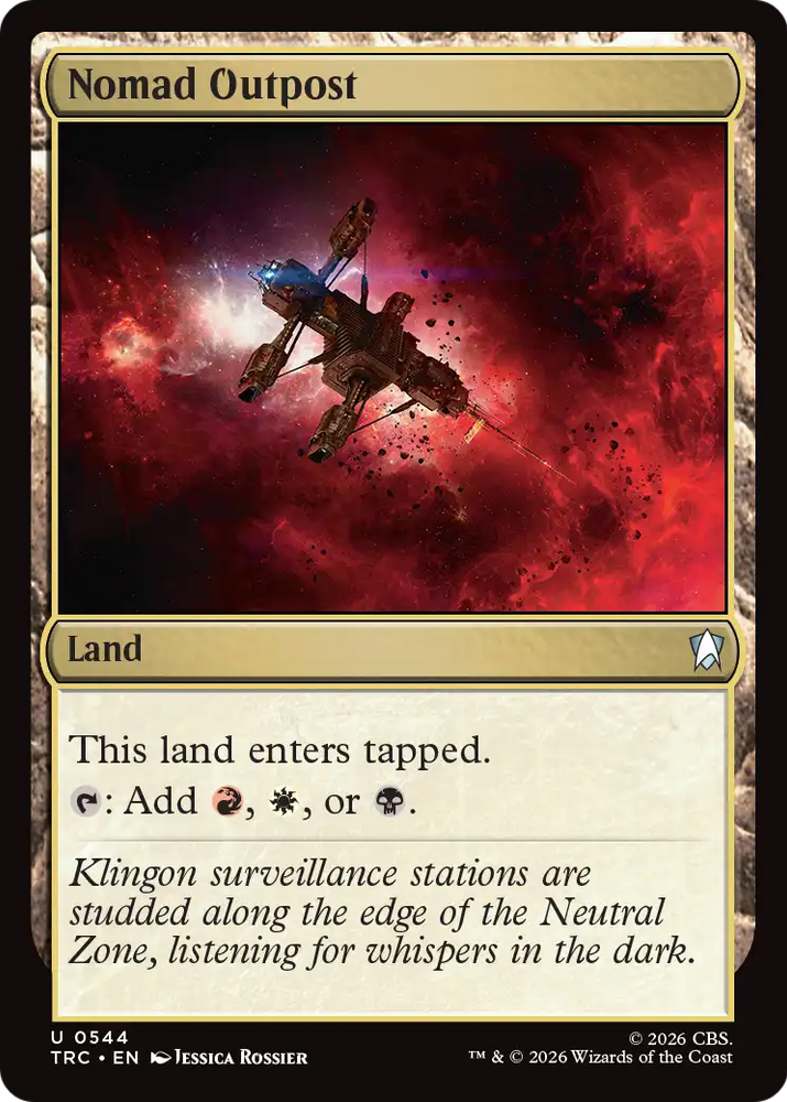 Nomad Outpost (Surge Foil) [Star Trek Commander]