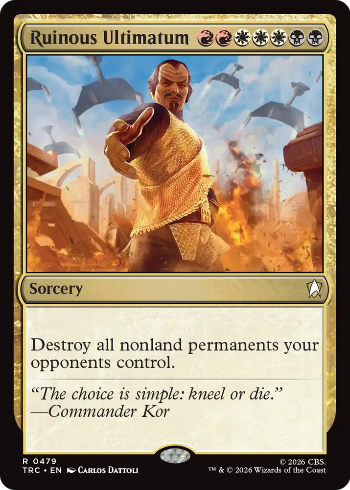 Ruinous Ultimatum (Surge Foil) [Star Trek Commander]