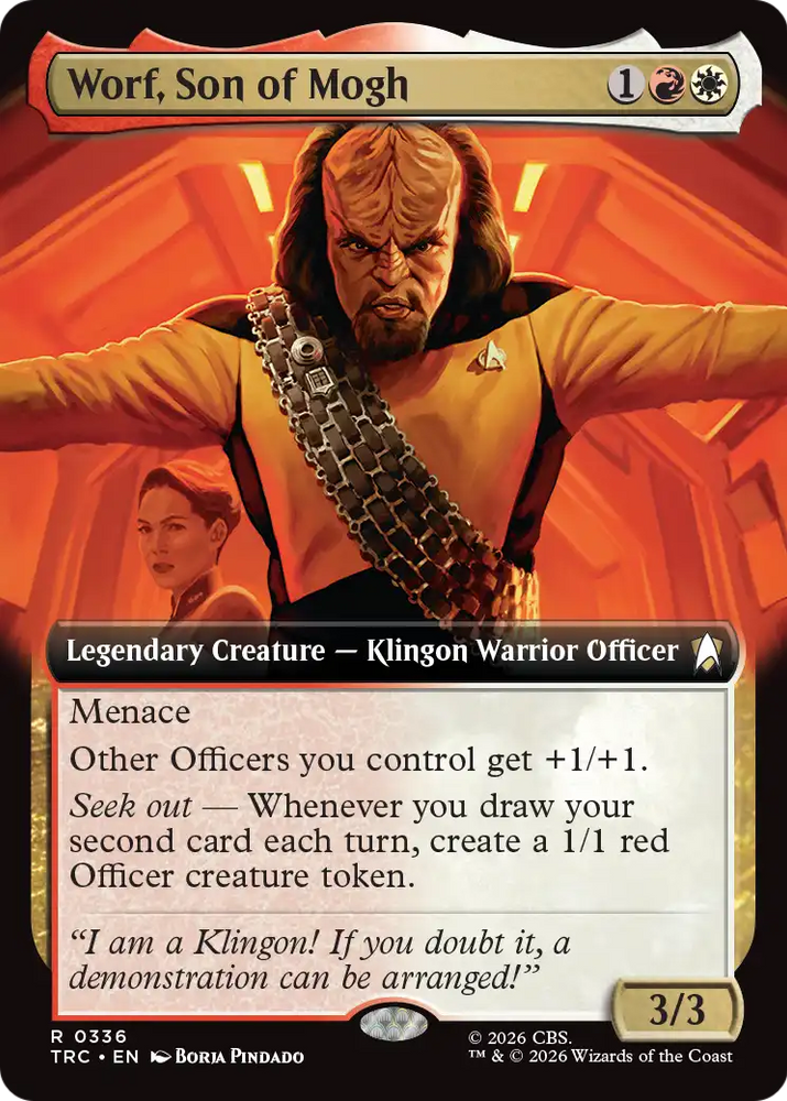 Worf, Son of Mogh (Extended Art) [Star Trek Commander]