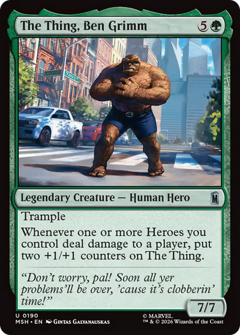 The Thing, Ben Grimm [Marvel Super Heroes]