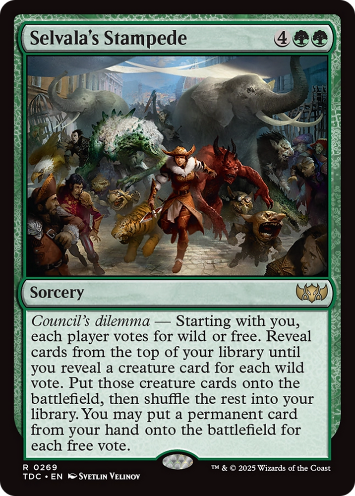 Selvala's Stampede [Tarkir: Dragonstorm Commander]