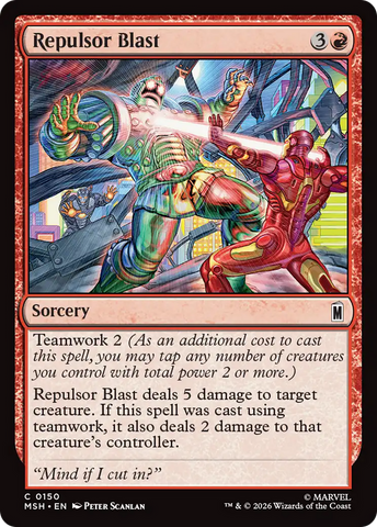 Repulsor Blast [Marvel Super Heroes]