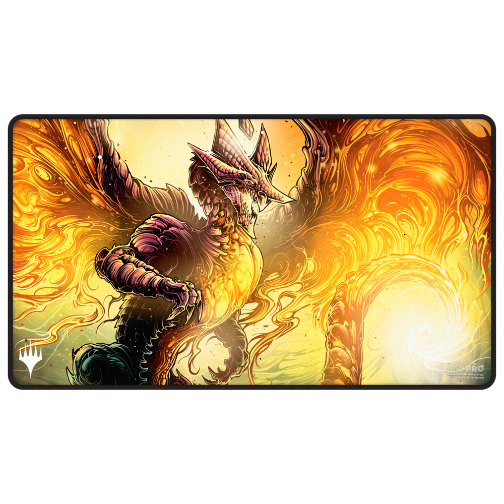Ultra Pro - Tarkir Dragonstorm Betor, Kin to All Black Stitched Playmat