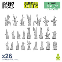 Dead Tree Brushes - 3D printed set