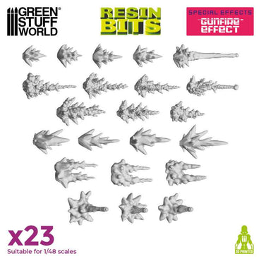 Gunfire Effect - 3D printed set