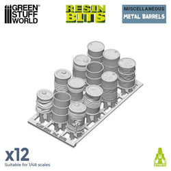 Metal Barrels - 3D printed set