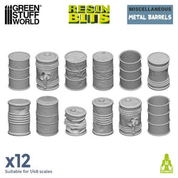 Metal Barrels - 3D printed set