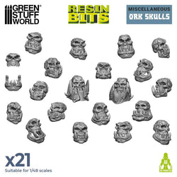Ork Skulls - 3D printed set