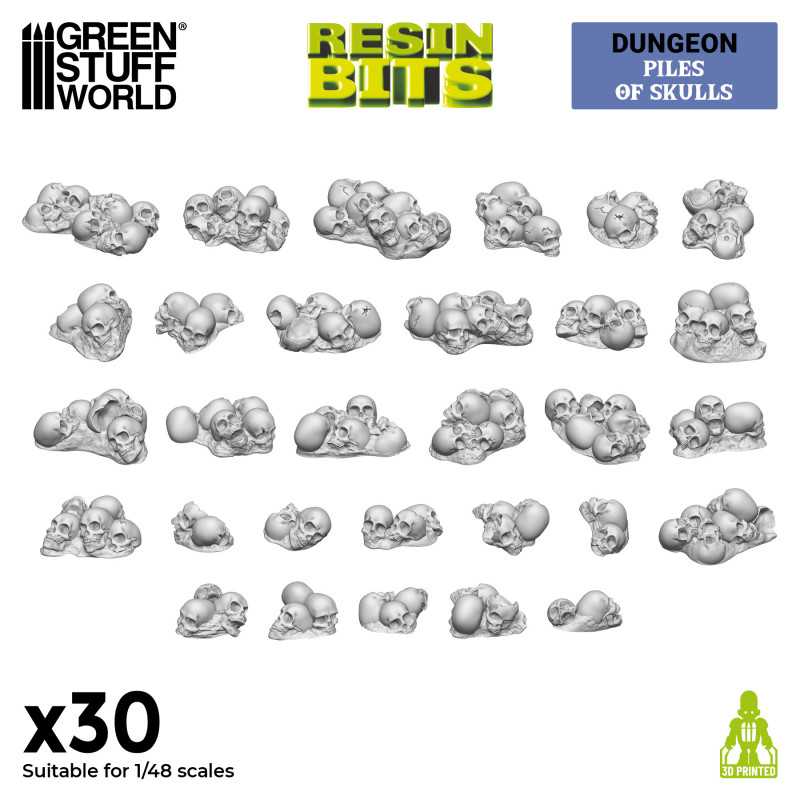 Piles of Skulls - 3D printed set