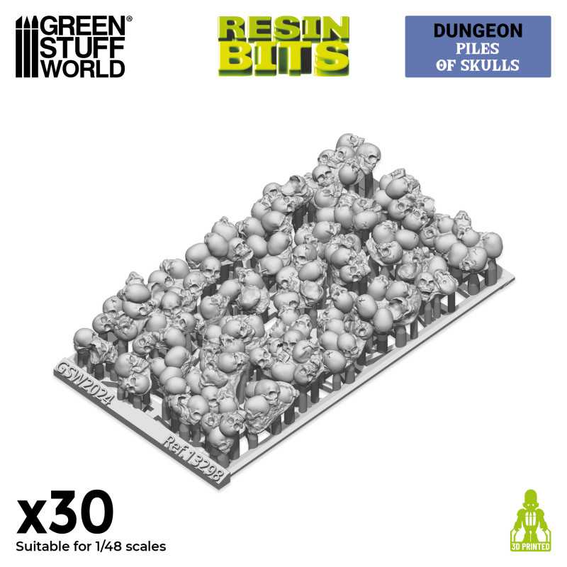 Piles of Skulls - 3D printed set