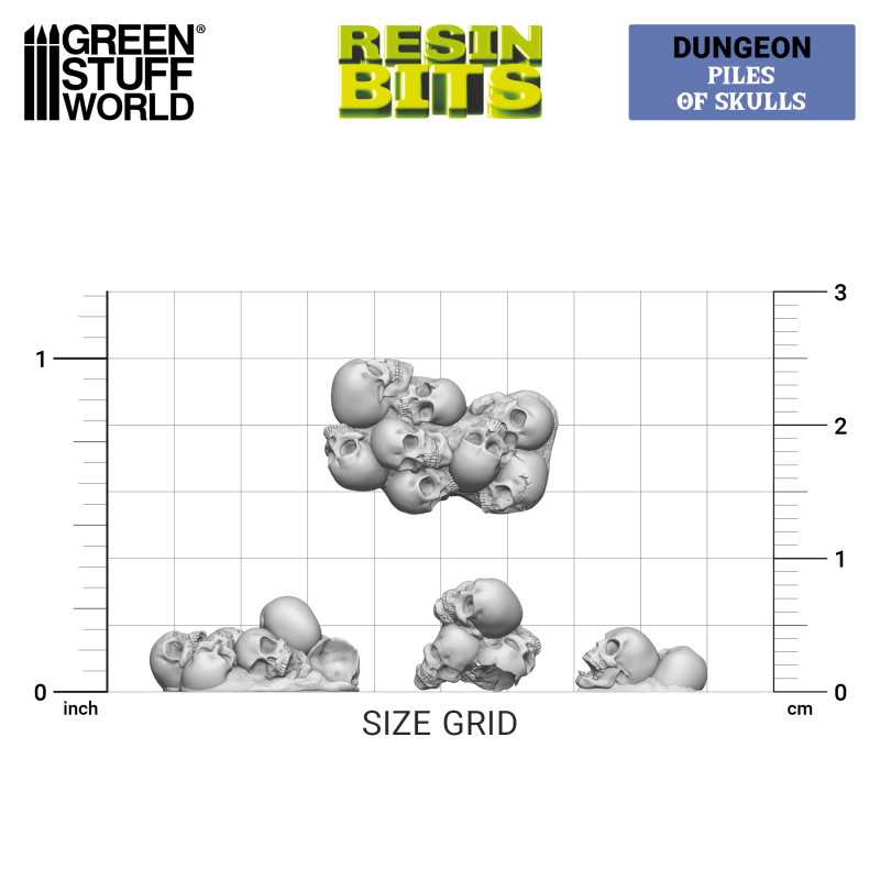 Piles of Skulls - 3D printed set