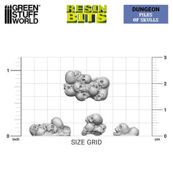 Piles of Skulls - 3D printed set