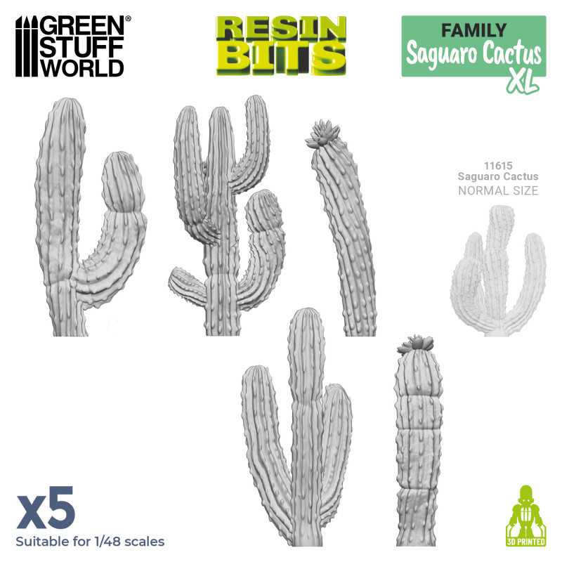 Saguaro Cactus XL - 3D printed set