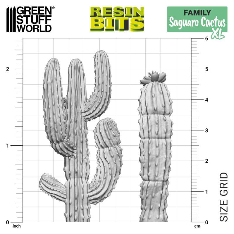 Saguaro Cactus XL - 3D printed set