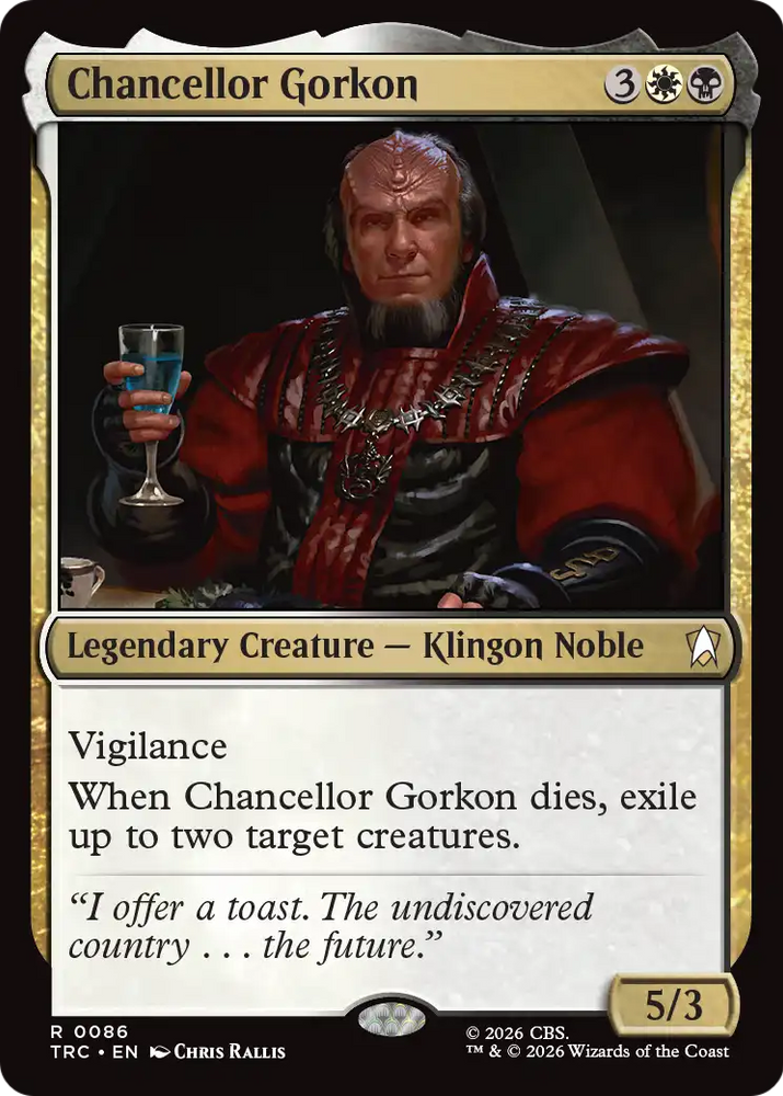 Chancellor Gorkon (Surge Foil) [Star Trek Commander]