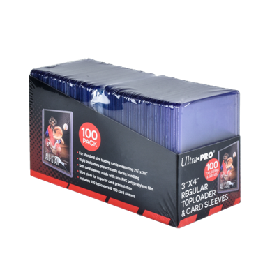 Ultra Pro - Toploader 3x4" Regular Clear and sleeves (100pcs)