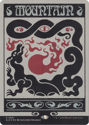 Mountain (0891) (Rainbow Foil) [Secret Lair Drop Series]