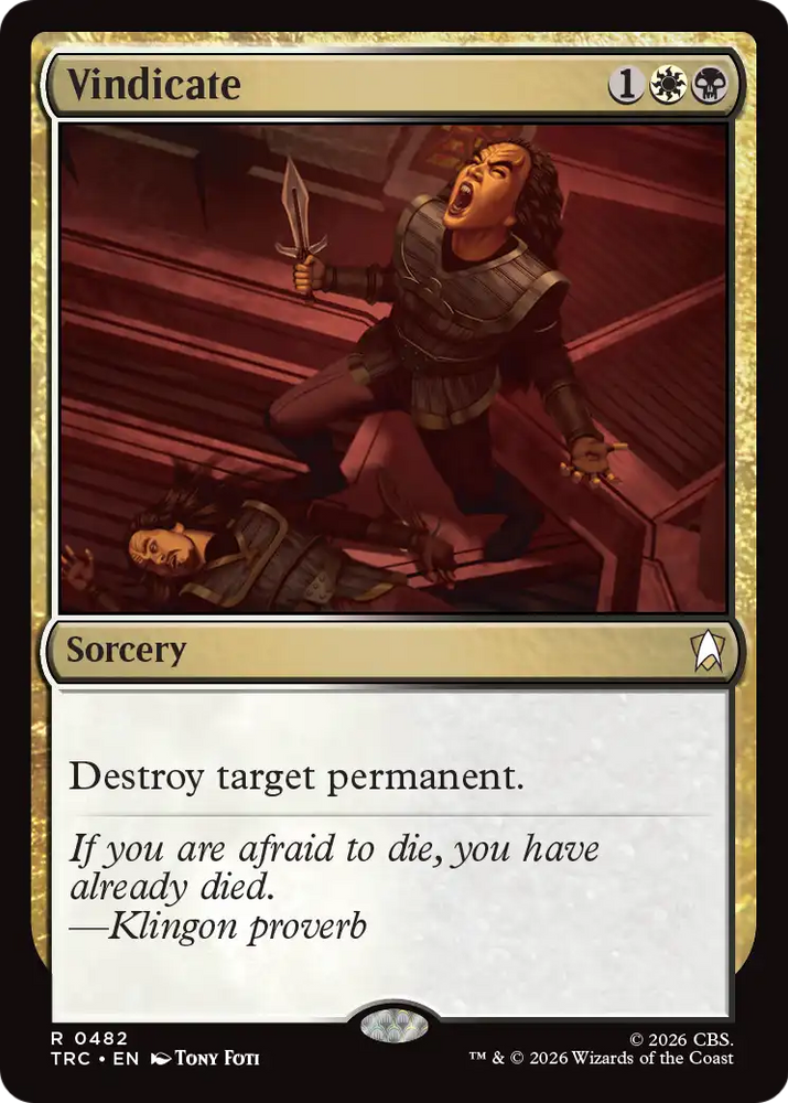 Vindicate (Surge Foil) [Star Trek Commander]